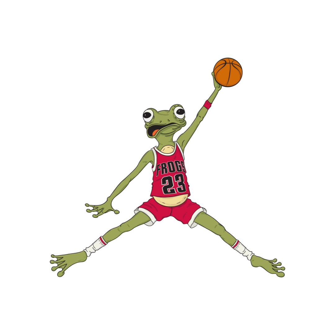 Air Frog Sticker