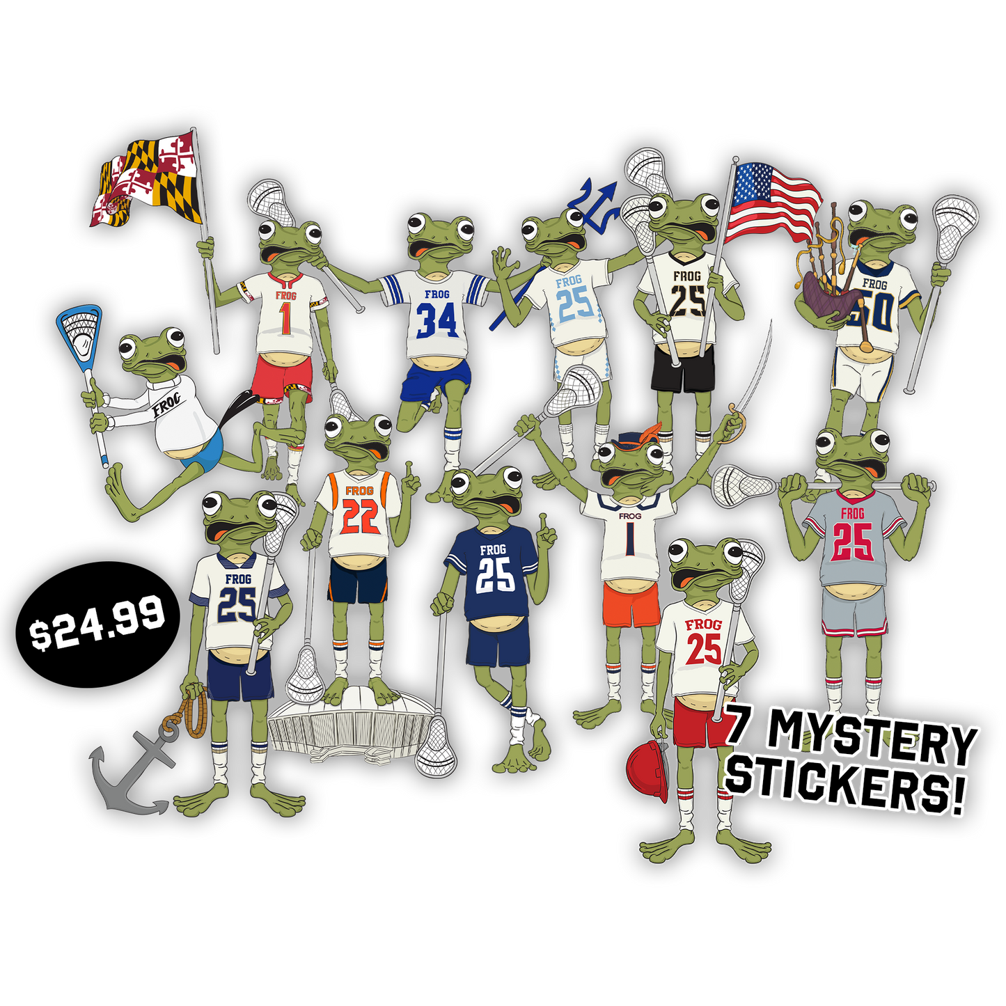 Mystery D1 Collection Sticker Pack