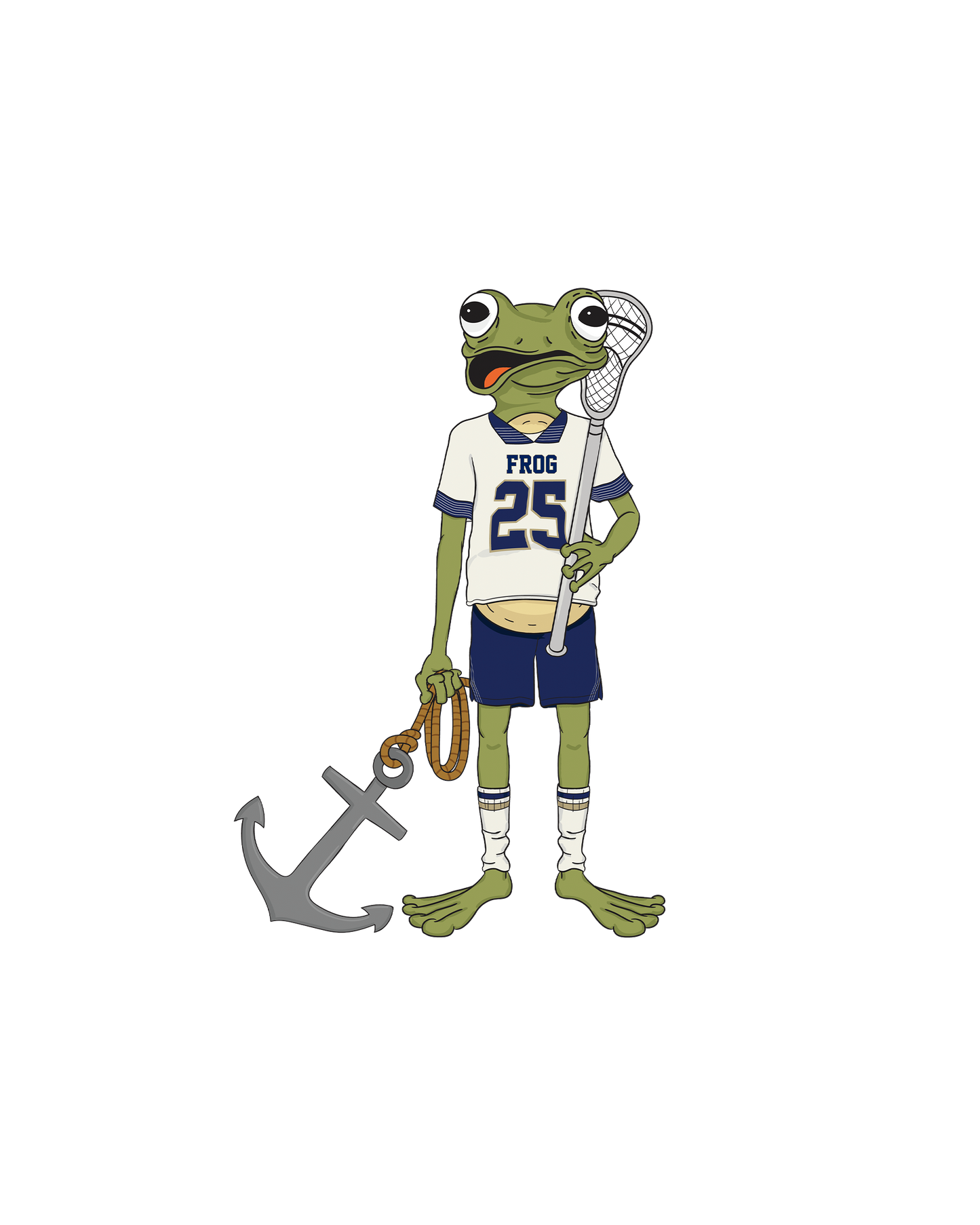 Admirals Frog Sticker