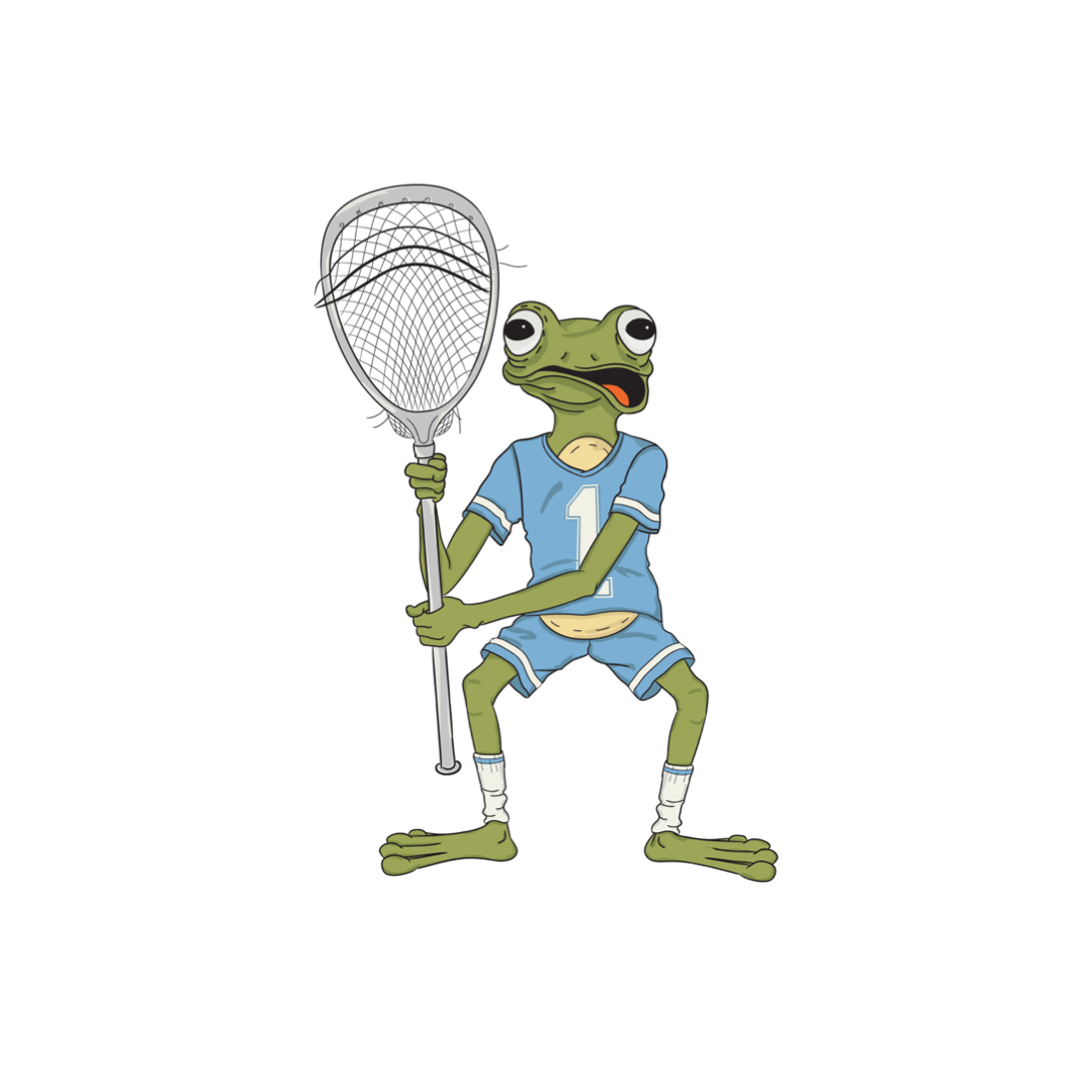 Goalie Frog Sticker