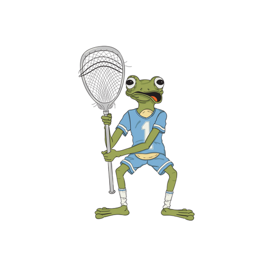 Goalie Frog Sticker