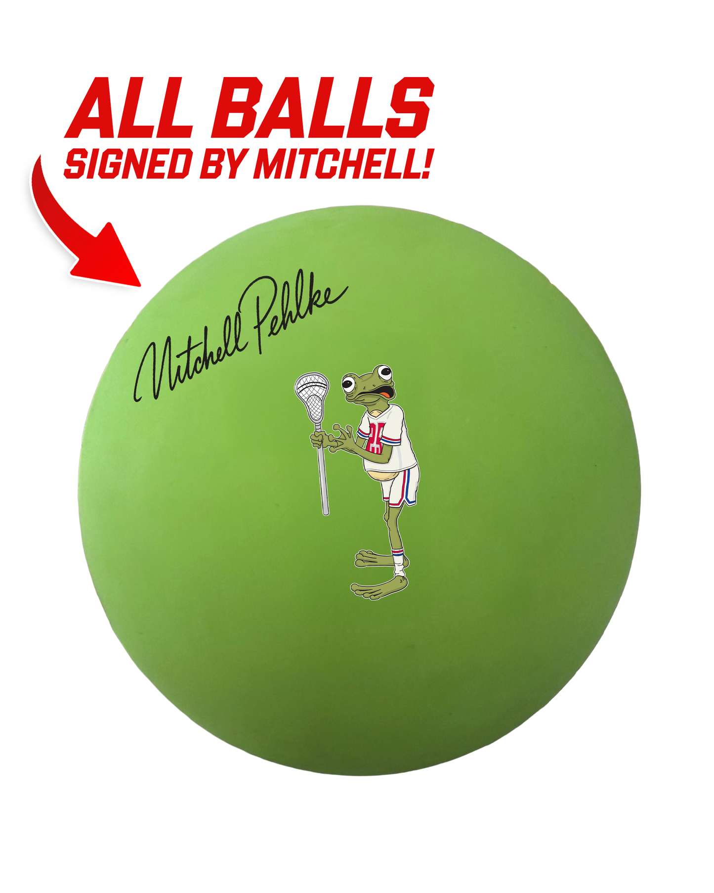 Lax Frog Autograph ball