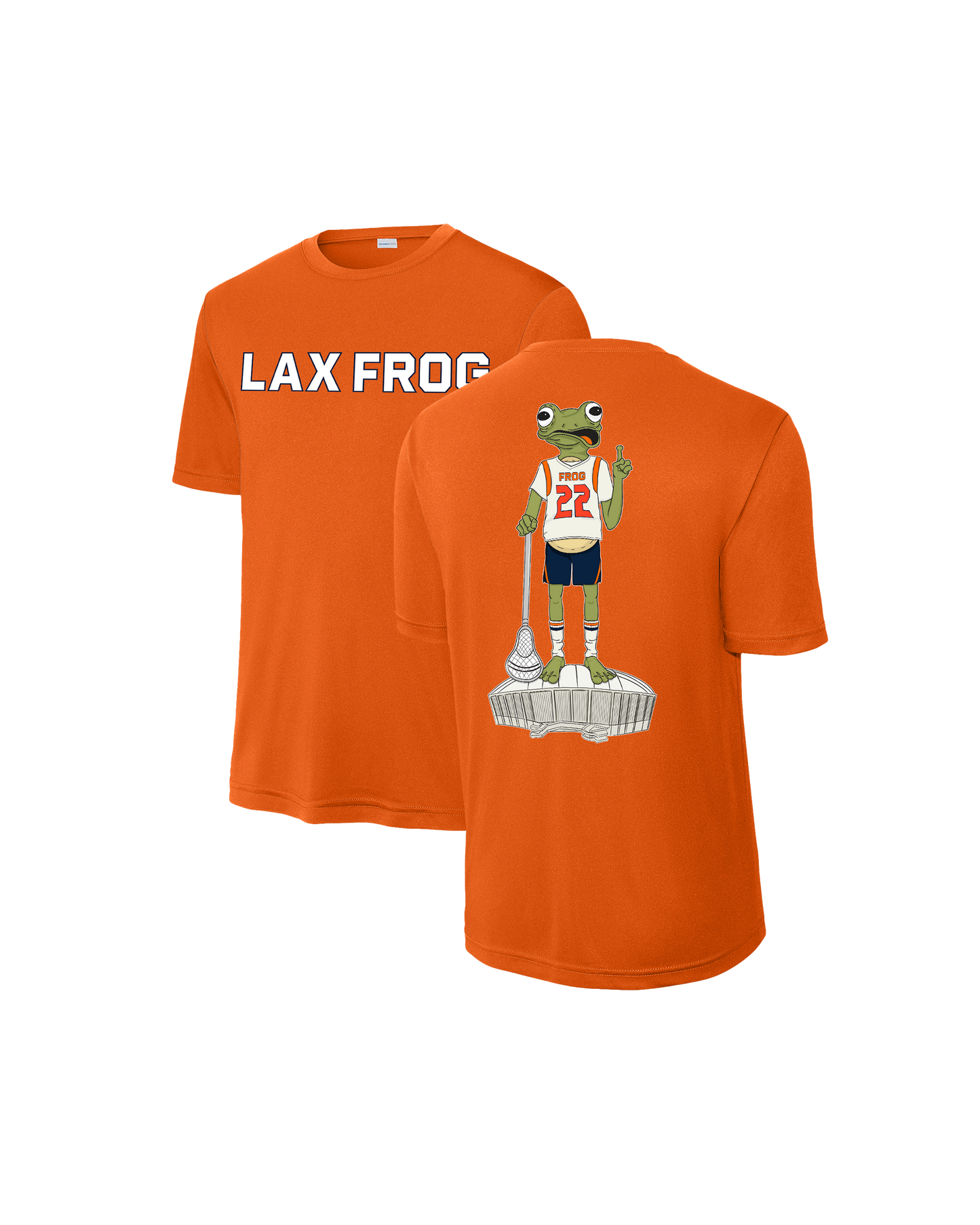 Big Orange Lax Frog T-Shirt – Mitchell Pehlke Big Orange Lax Frog T-Shirt – Mitchell Pehlke