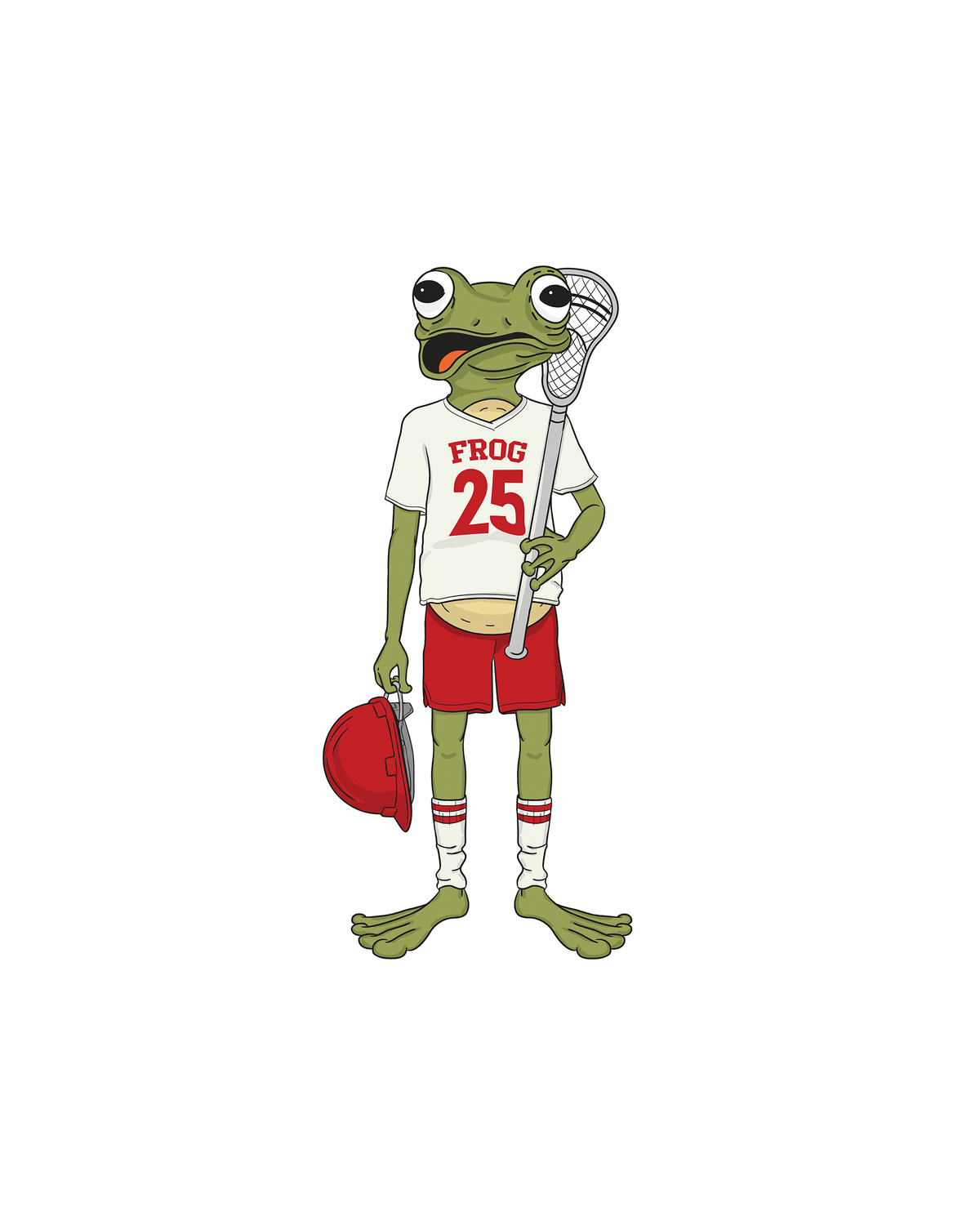Hard Hat Frog Sticker