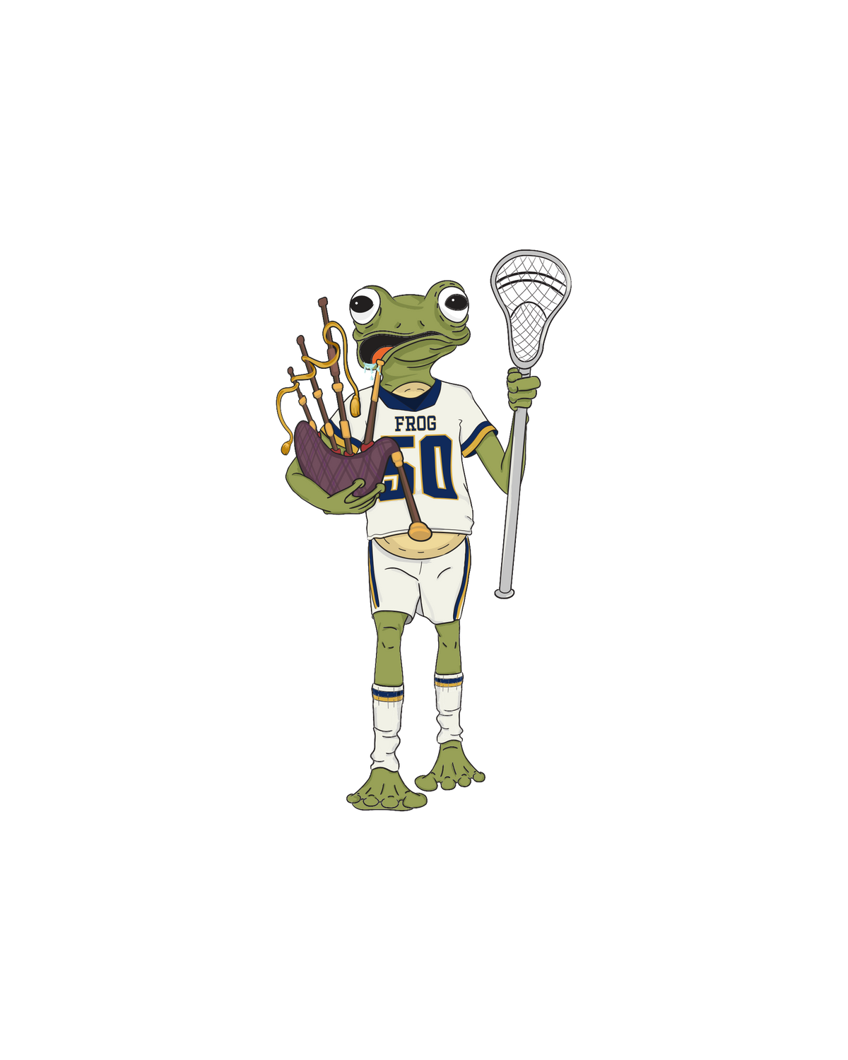 Irish Lax Frog Sticker – Mitchell Pehlke