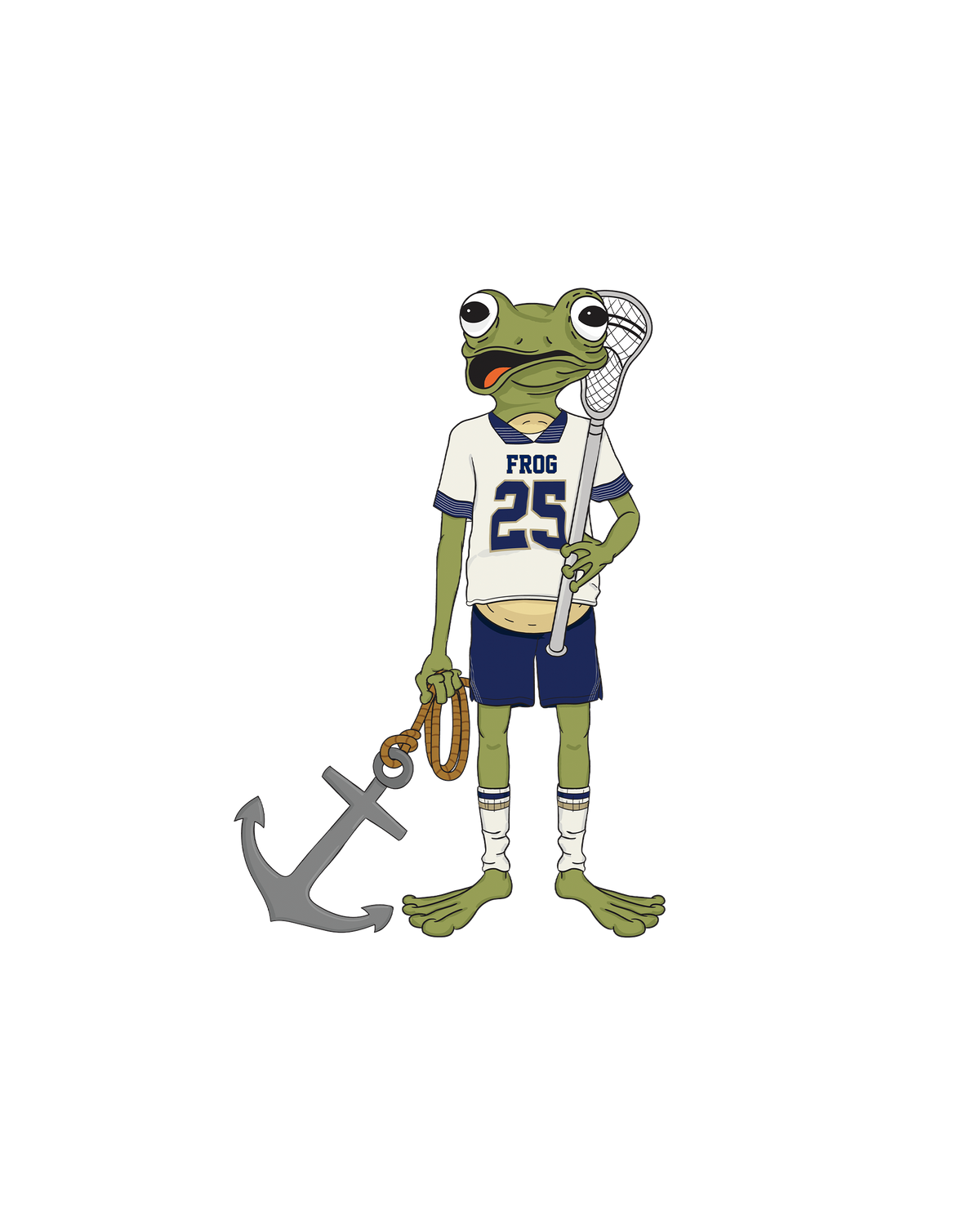Admirals Frog Sticker