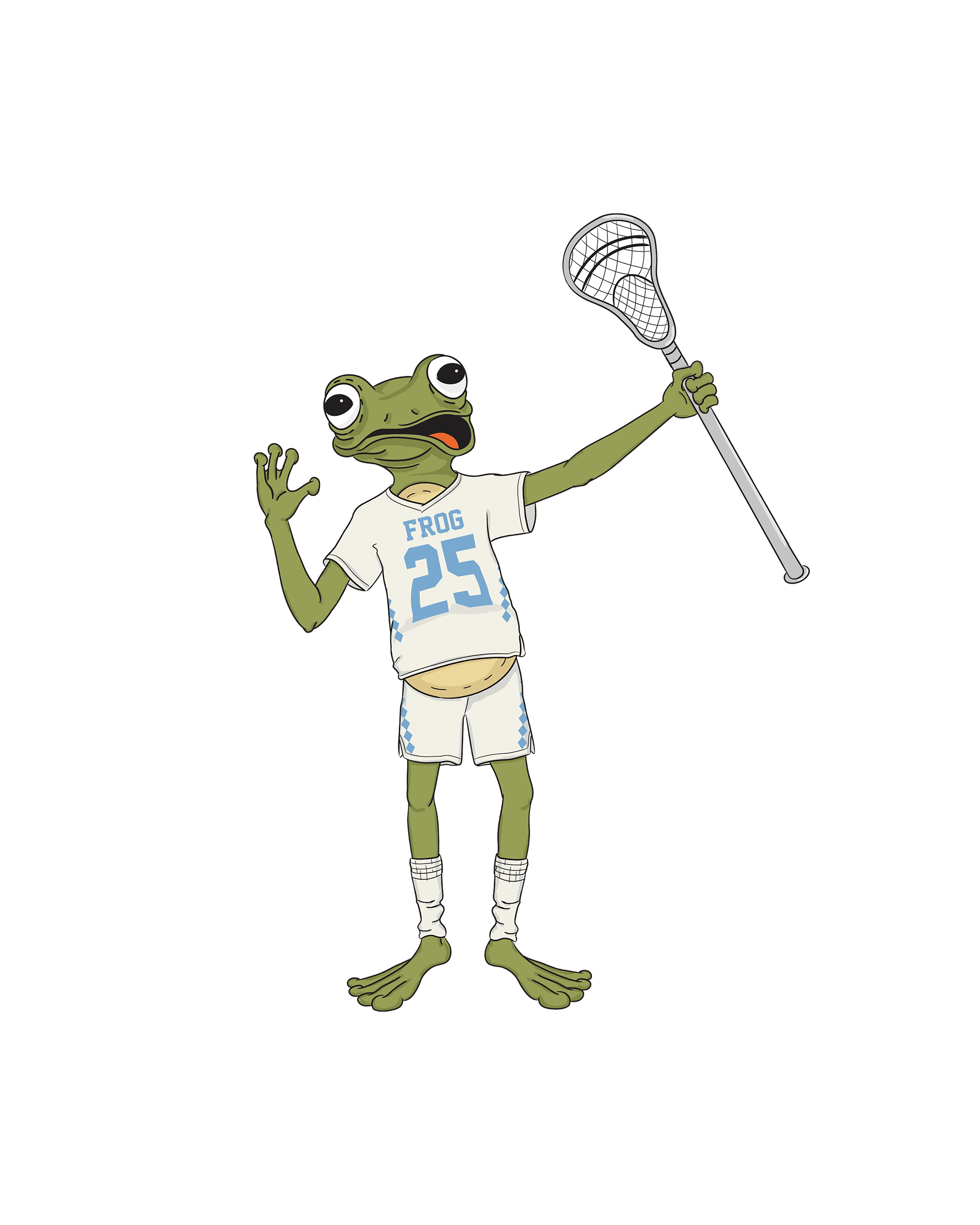 Tarheel Frog Sticker – Mitchell Pehlke