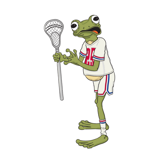 Lax Frog Sticker